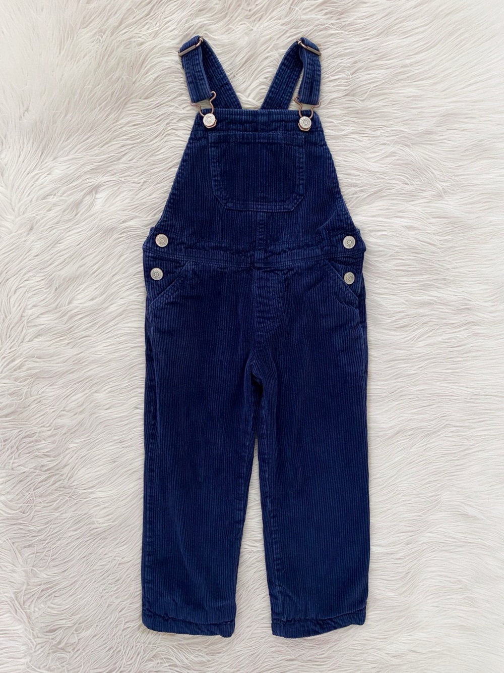 Mini Boden Navy Blue Cord Utility Dungarees Corduroy Overalls 3-4 Years Unisex